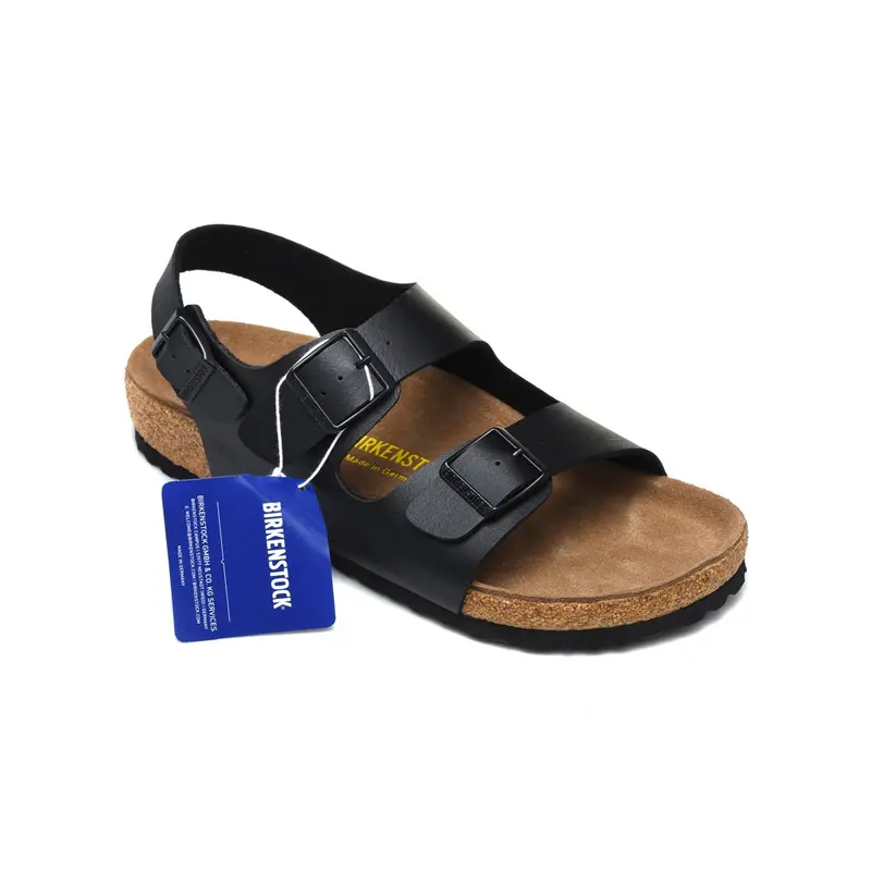 Dép Đế Bằng Birkenstock, Hàng Mới Và Chính Hãng, Được Thiết Kế Cho Nam Và Nữ, Phong Cách Milanocork, Khóa Đôi, Thích Hợp Cho Bãi Biển Mùa Hè, Chất Lượng Cao, Thời Trang Phổ Biến Dép Cửa Hàng, Giày Thường Ngày 9999 8