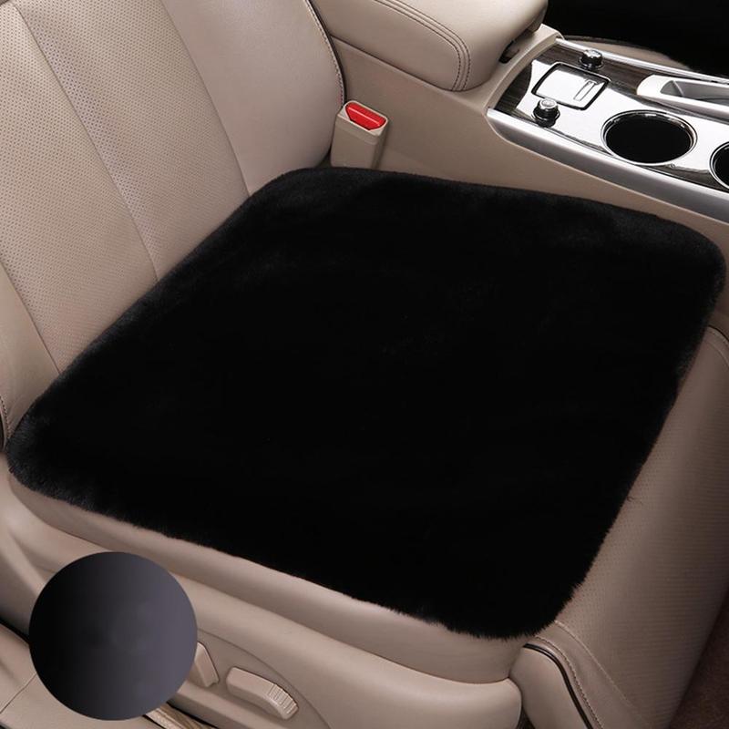 Product Introduction of Plush Seat Cushion Car Seat Cushion Winter Plush Rabbit Fur Winter Warmth Thick Wool One Piece E2D8 29
