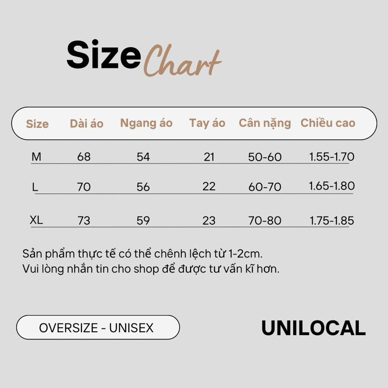 Áo thun cotton UniLocal cao cấp mềm mướt 270gsm oversize unisex Nothing áo phông chất liệu cao cấp 9