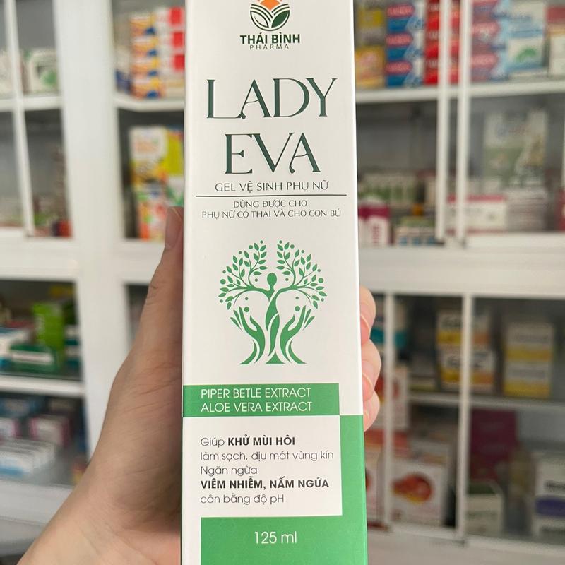 Gel vệ sinh phụ nữ LADY EVA 125ml - Giúp khử mùi hôi,     Ngăn mùi giúp thơm mát - Hỗ trợ quá trình viêm nấm. 2