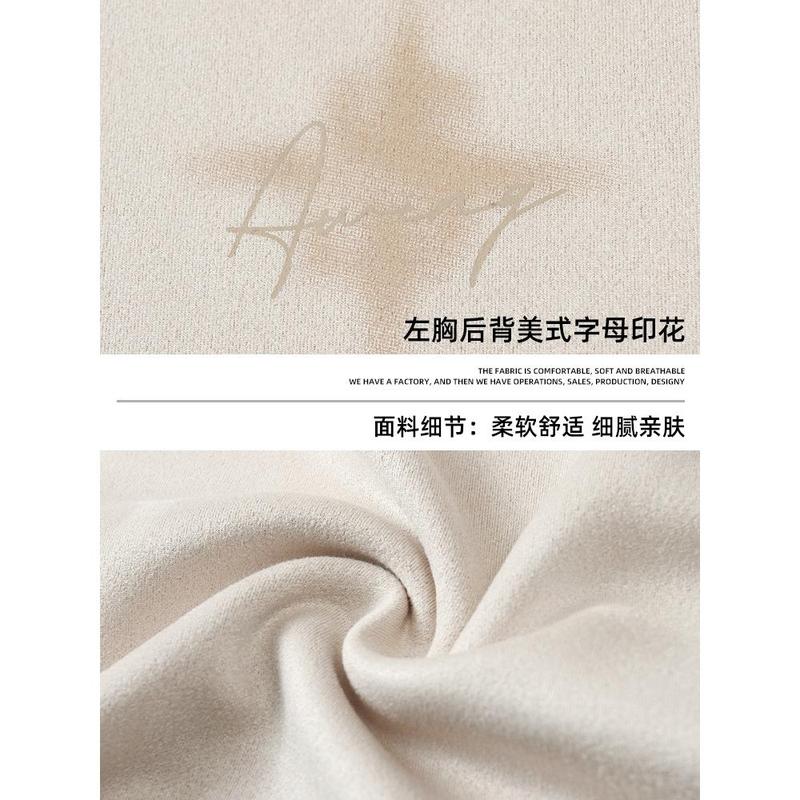 Lotin Suede Thin Sports Vest Men's 2024 Summer New Sleeveless T-shirt American Letter Printed Casual Waistcoat 3
