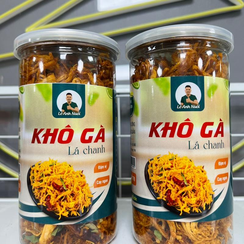 Combo 500g khô gà lá chanh (2 hũ 250g)