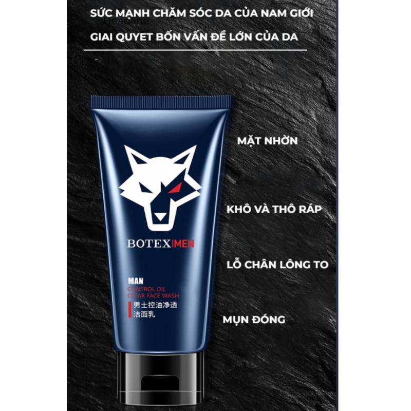 Sữa Rửa Mặt Than Tre BOTEXMEN – BOTEXMEN Làm Sạch Da, Kiểm Soát Bã Nhờn, Se Khít Lỗ Chân Lông, Sạch Nhờn 1