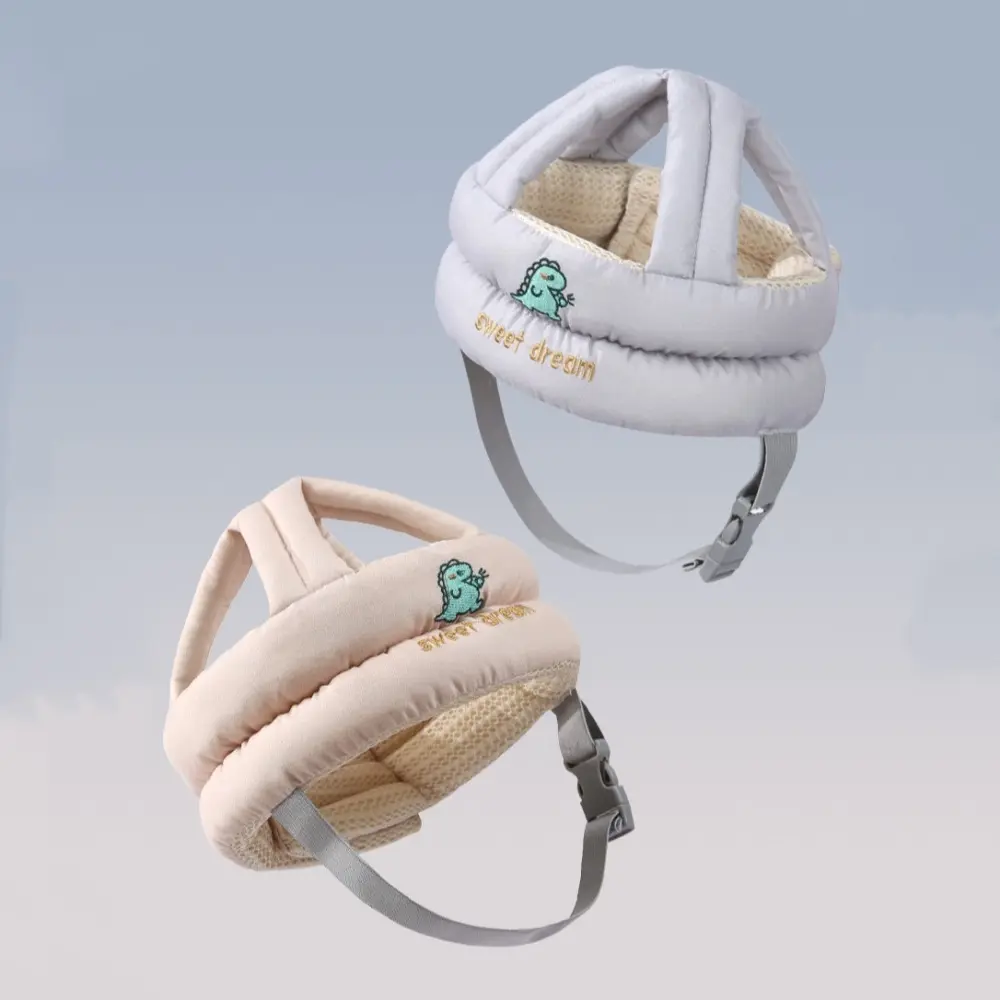 Fashion Breathable Toddler Protective Headgear Adjustable Safe Baby Hat Protective Infant Head Protection Toddler Cap Girl