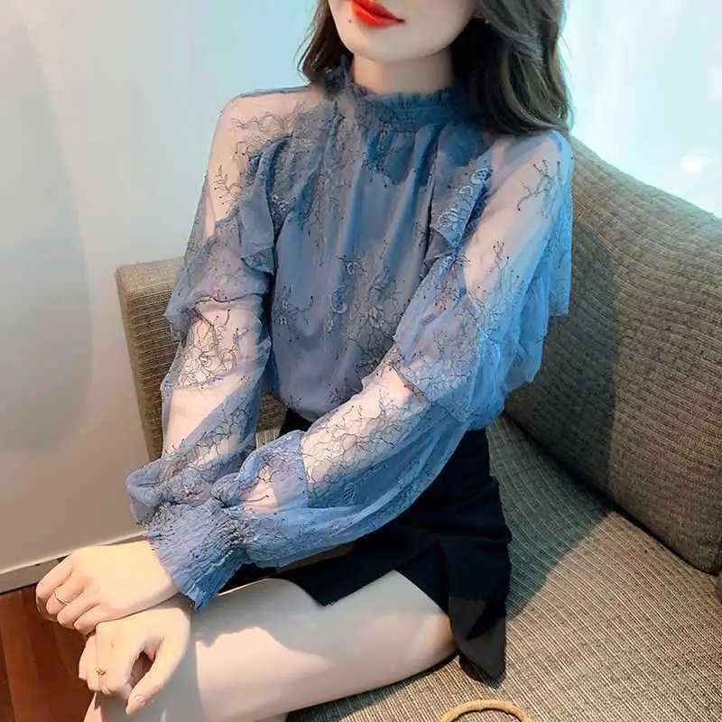 Áo Cánh Voan Hoa Lưới Trễ Vai Cổ Chân Đế Cho Nữ, Phong Cách Pháp Độc Đáo Siêu Thanh Lịch, Hàng Mới Về Mùa Xuân 2024, Bán Chạy Cửa Hàng Women Top