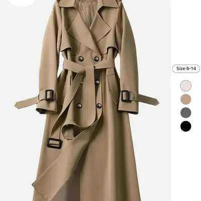 Spring/autumn trench coat women 5370 Spring/autumn trench coat women 5370
