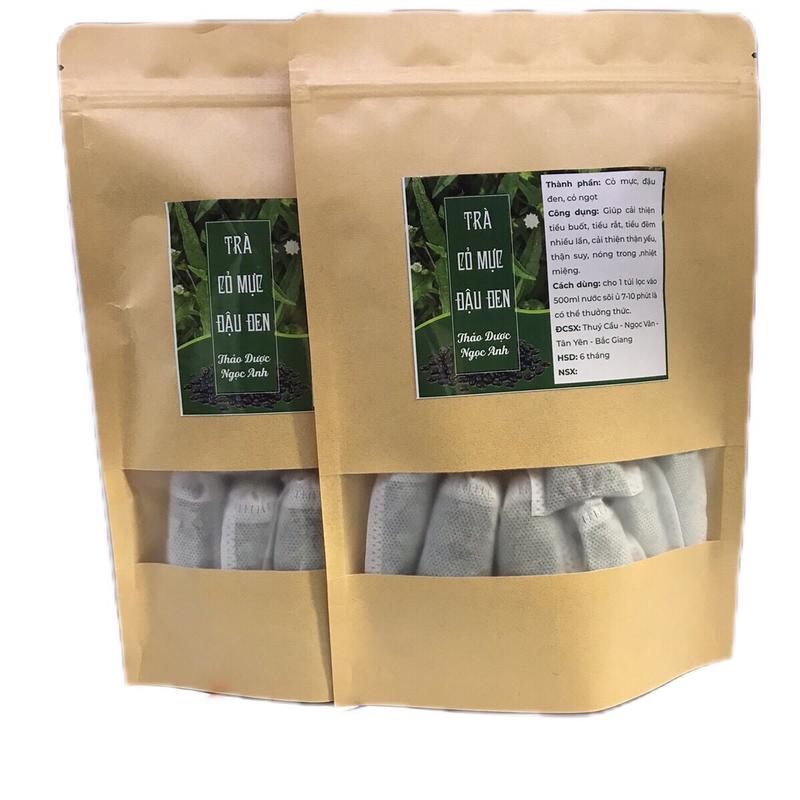 Trà Cỏ Mực Đậu Đen Xanh Lòng hỗ trợ bổ thận ,mát gan,thanh nhiệt  Tea Chè Nước Trà Thanh Nhiệt dưỡng trà  thảo (mua 2 tặng 1 bình) duong nhan set quate 7 trarong bien túi 2
