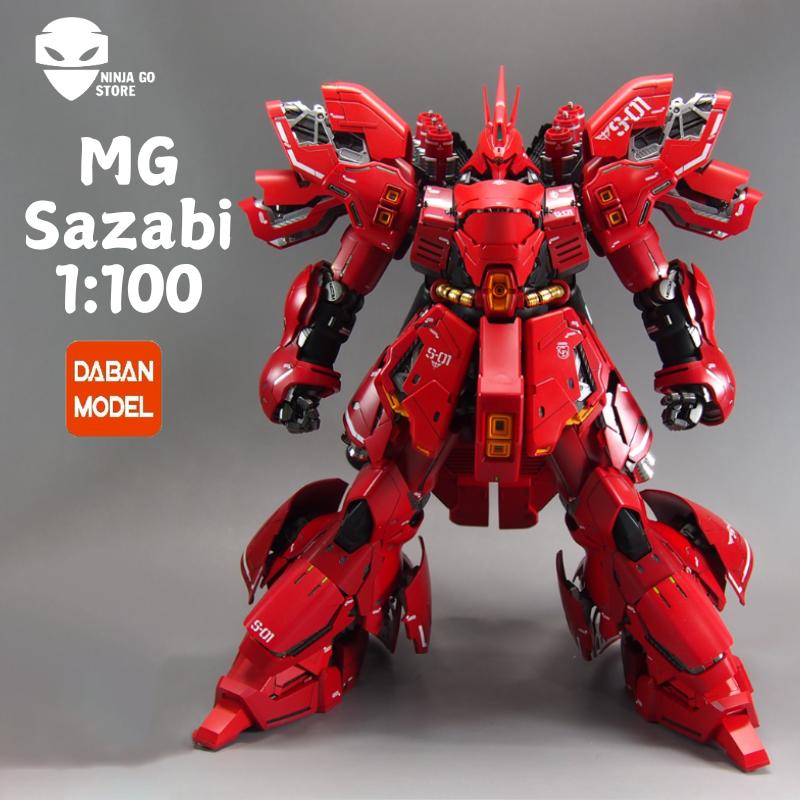 Đồ Chơi Lắp Ráp Mô Hình Sazabi 1:100 MG DaBan Có khung sương