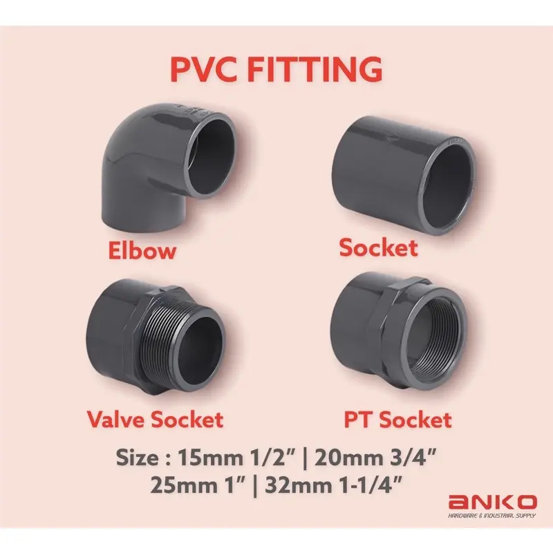 PVC FITTING ~ ELBOW | SOCKET | PT SOCKET | VALVE SOCKET 15MM - TikTok ...