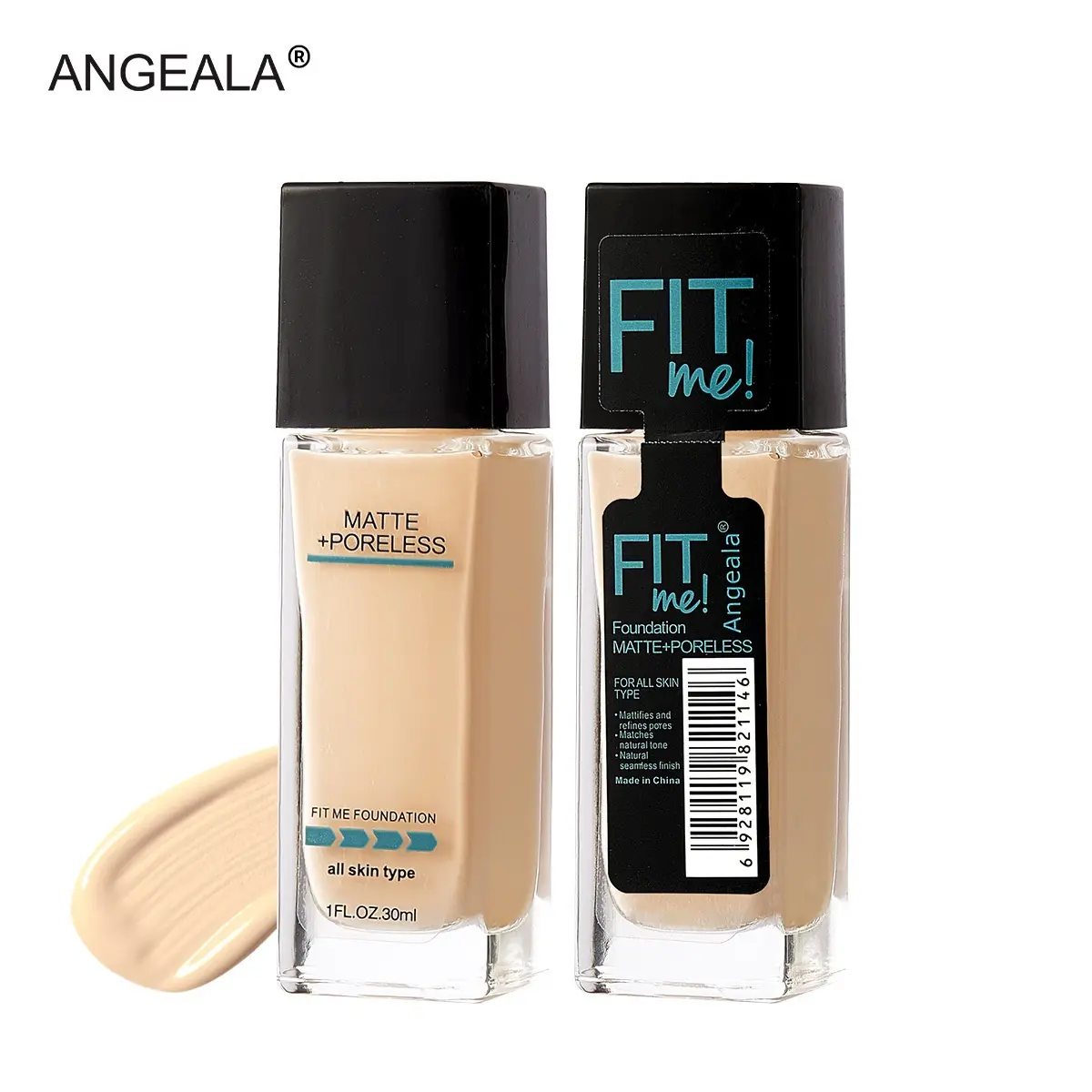 Kem Nền Dạng Lỏng Lì Không Xốp FitMe, Màu Tráng Miệng 30ml, Bán Chạy, Kem Che Khuyết Điểm, Không Thấm Nước, Kem Nền, Mỹ Phẩm Trang Điểm, Thích Hợp Để Che Lỗ Chân Lông