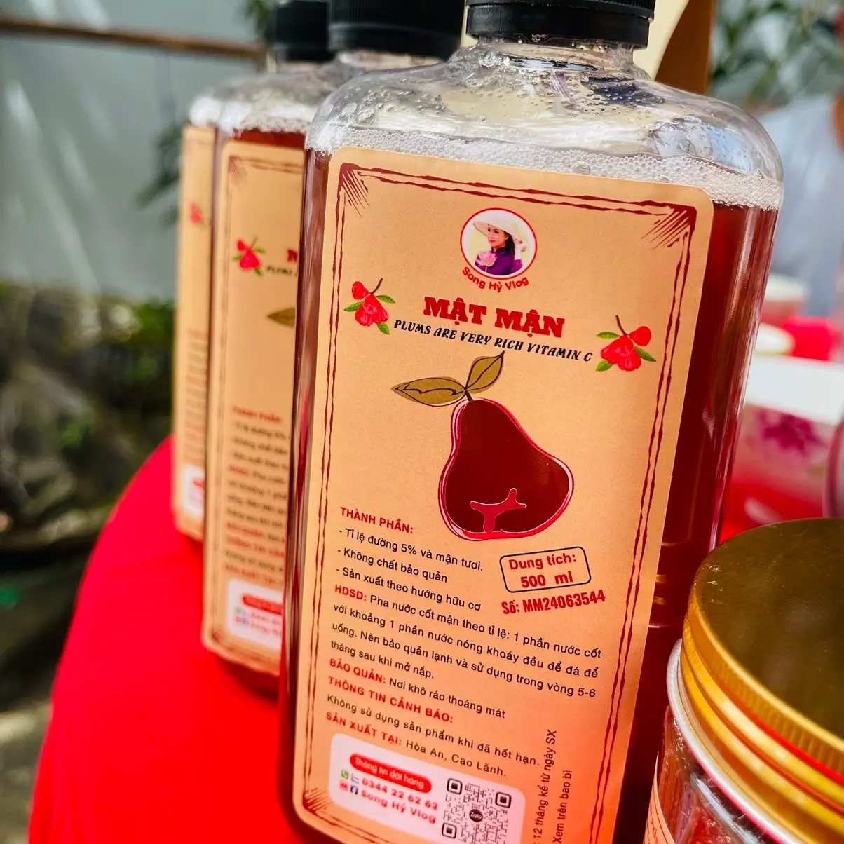 Mật Mận Song Hỷ Vlog - Siro - Sản phẩm chính hãng