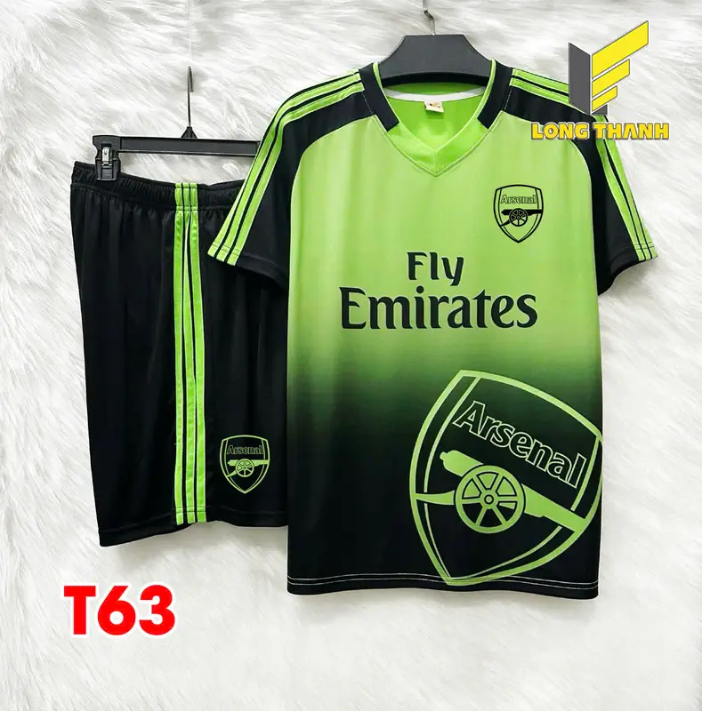 Bộ quần áo bóng đá, đồ đá banh AC Nal thun lạnh cao cấp logo thêu Top Sport 3