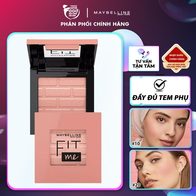  Phấn Má Hồng Maybelline Fit Me Blush 4.5g Cosmetic 