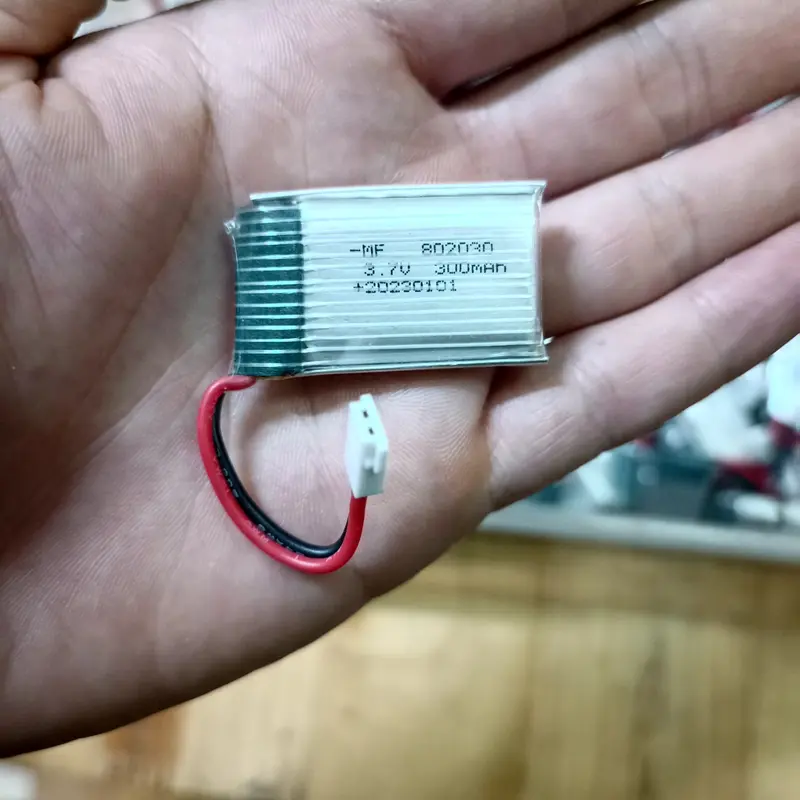 Pin Máy Bay LiPo 1S 3,7V/300 mAh - 350 mAh (ZY530,F22 ,Su35 Su 57 ..) Chính Hãng Drone Flycam 4