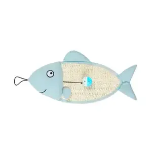 CAT TOY SCRATCHER MAT FISH SHAPE 467