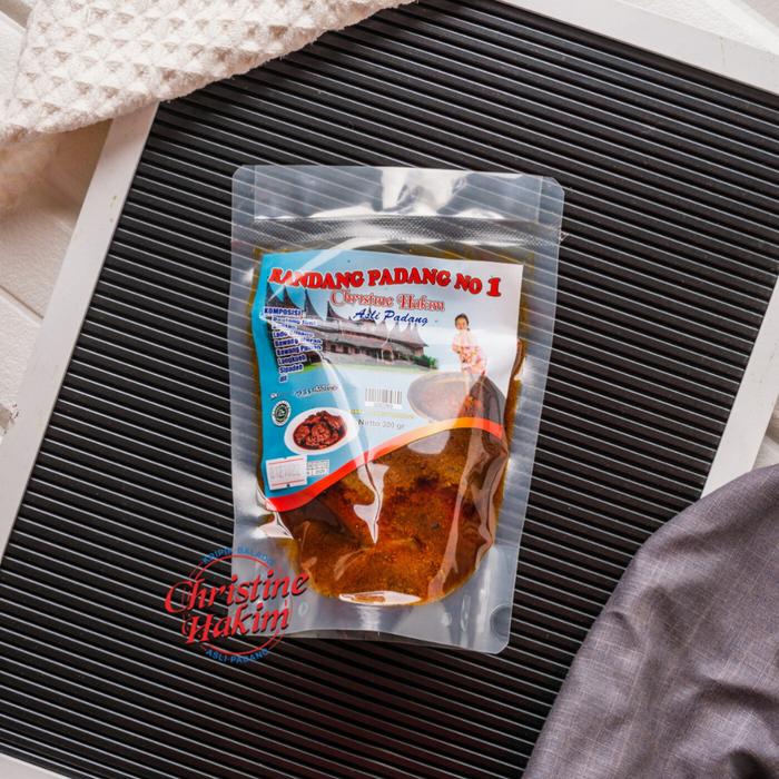 Gambar Rendang Padang 300 gram Christine Hakim Masakan dari Kripik Balado Christine Hakim Kota Padang Tokopedia