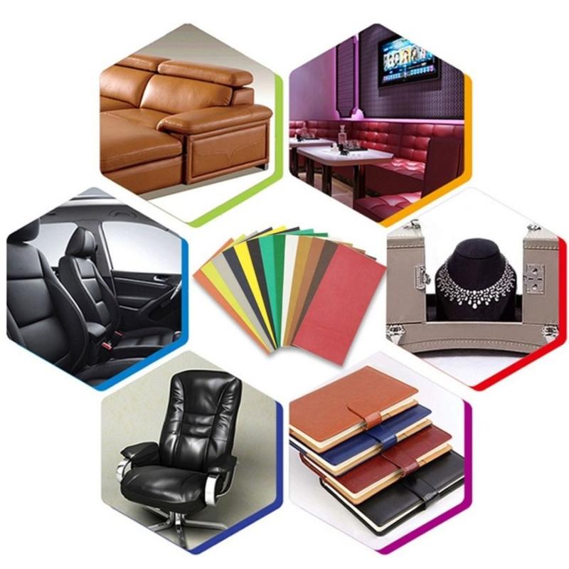 Tambal Sofa Robek Kulit - Kulit Sofa Tempel - Karpet Kursi Sofa Meteran - Beige Kulit Sofa Langsung Tempel Perekat Tambalan Sofa Sobek 6