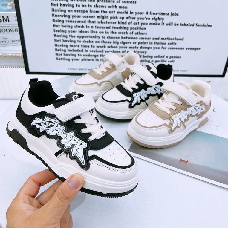 Giày trẻ em, giày bata thể thao cho bé trai bé gái từ 3 tuổi - 10 tuổi êm mềm đẹp mã AB39