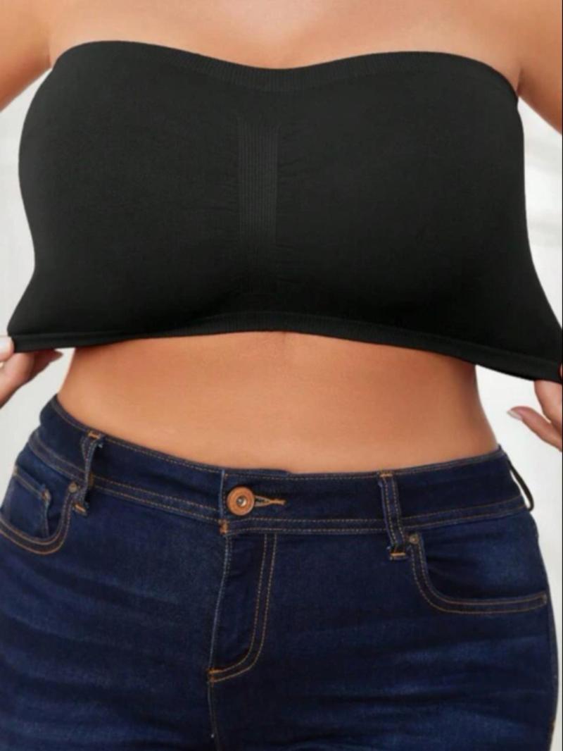 Product Introduction of 【Plus Size】Six-piece High Stretch Soft Invisible Strapless Push Up Bra for Ultimate Lift and Support, No Straps Needed, Perfect with Strapless Wear, Soft and Comfortable To Wear All Day Long, Seamless Fit for Every Woman 4