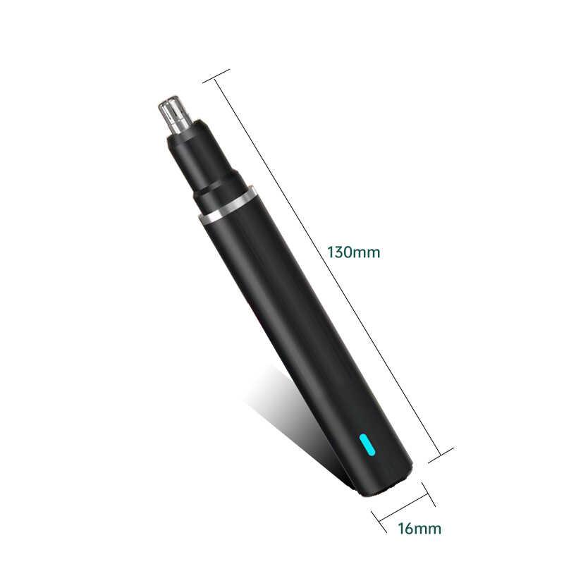 Product Introduction of Men's Stainless Steel Electric Nose Vibrissa Shaver Can Be Cleaned with Portable Nose Ear and Hair Trimmer 6