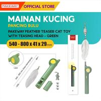 Gambar Pakeway Feather Teaser Cat Toy With Teasing Head / Mainan Bulu Kucing - Mainan Bulu Kucing dari M-Pets Volk Pets Indonesia Kota Tangerang 5 Tokopedia