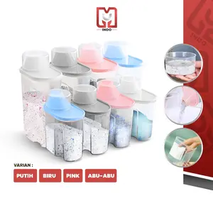 TT MUI Tempat Deterjen Bubuk C81-C82 Detergen Dispenser / Wadah Sabun Cuci Baju Bubuk Serbaguna