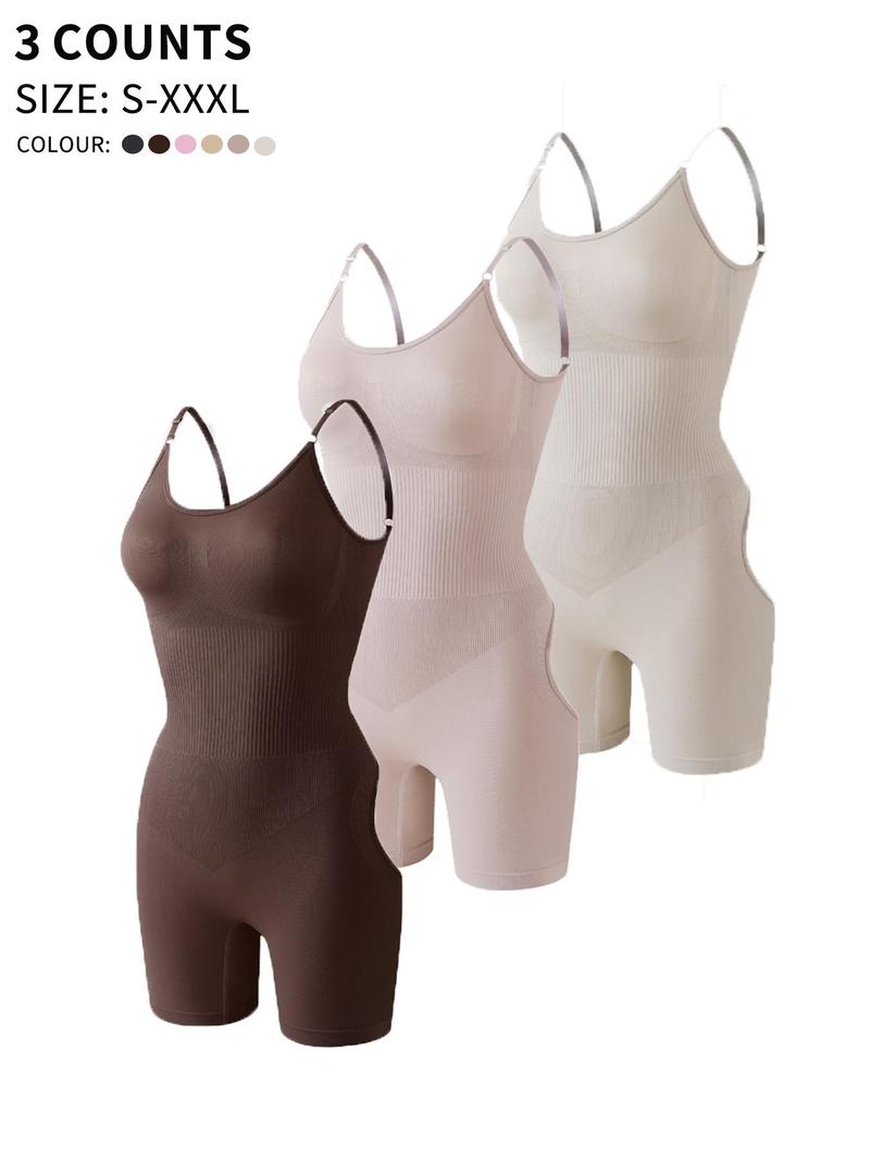 Product Introduction of Women's Solid Color Shapewear Romper, Tummy Control Butt Lifting Shaper, Women's Shapewear for Daily Wear 3