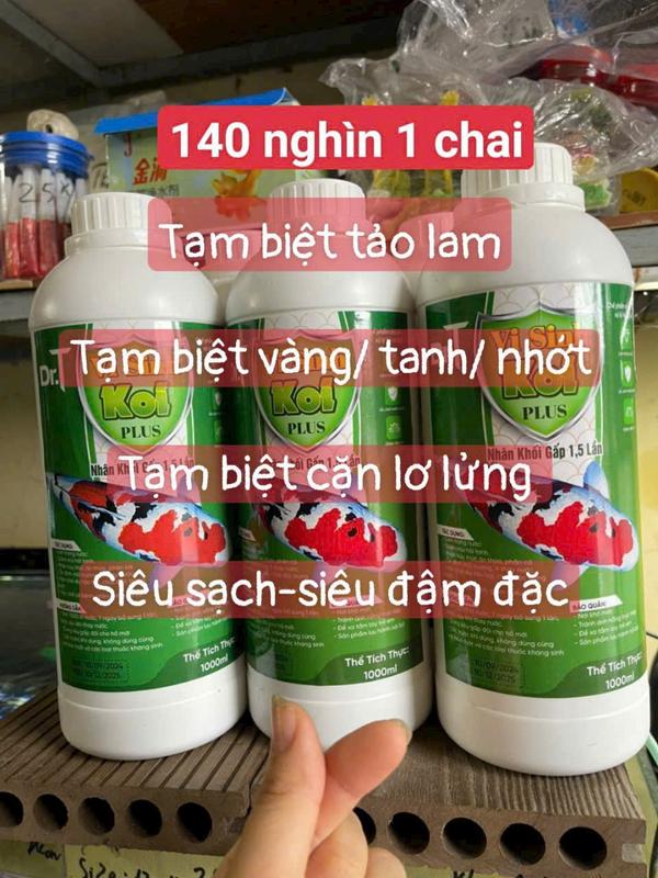  Vi sinh hồ koi siêu sạch vi sinh bio fish koi 1 lít. HÀNG CHÍNH HÃNG 