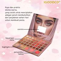 Gambar IGOODCO ( IG3147) Multi-warna eye shadow highlight bubuk perona pipi buku eye shadow all-in-one hadiah ulang tahun Hari Valentine - IG3147-1 buah. dari IGOODCO FASHION Kota Administrasi Jakarta Barat 2 Tokopedia