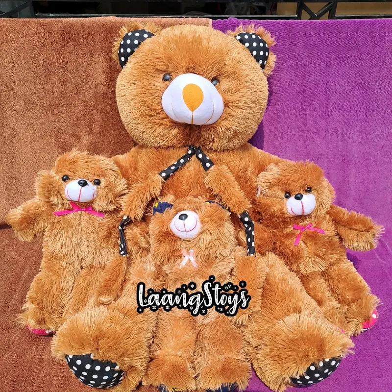 Boneka TedyBear Jumbo 70cm & 35cm Bahan Rasfur Isi Silicon Lembut Cocok Kado Ulang Tahun Anak Cowok Cewek Beraneka Warna Murah COD 3