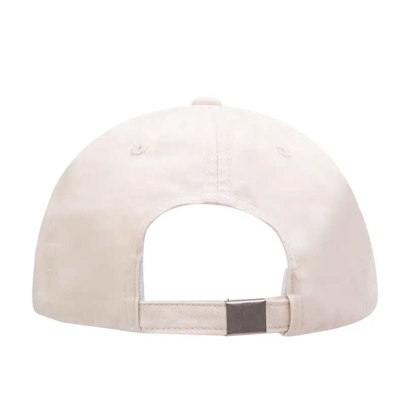 OHSOME Topi Baseball Teks Amerika Retro Putih Khaki Mostorhata 7