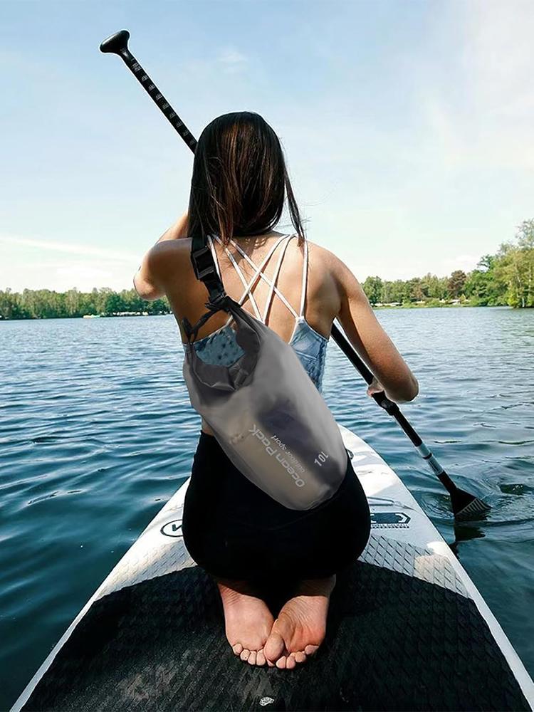 Product Introduction of Ultralight Outdoor Waterproof Bag Pvc Dry Bag Portable Drifting Diving Bag Suitable For Swimming Bag River Hiking 5