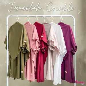 KIMEHIJAB Gamis Anak Syar'i Jameelah Set Crinkle Series