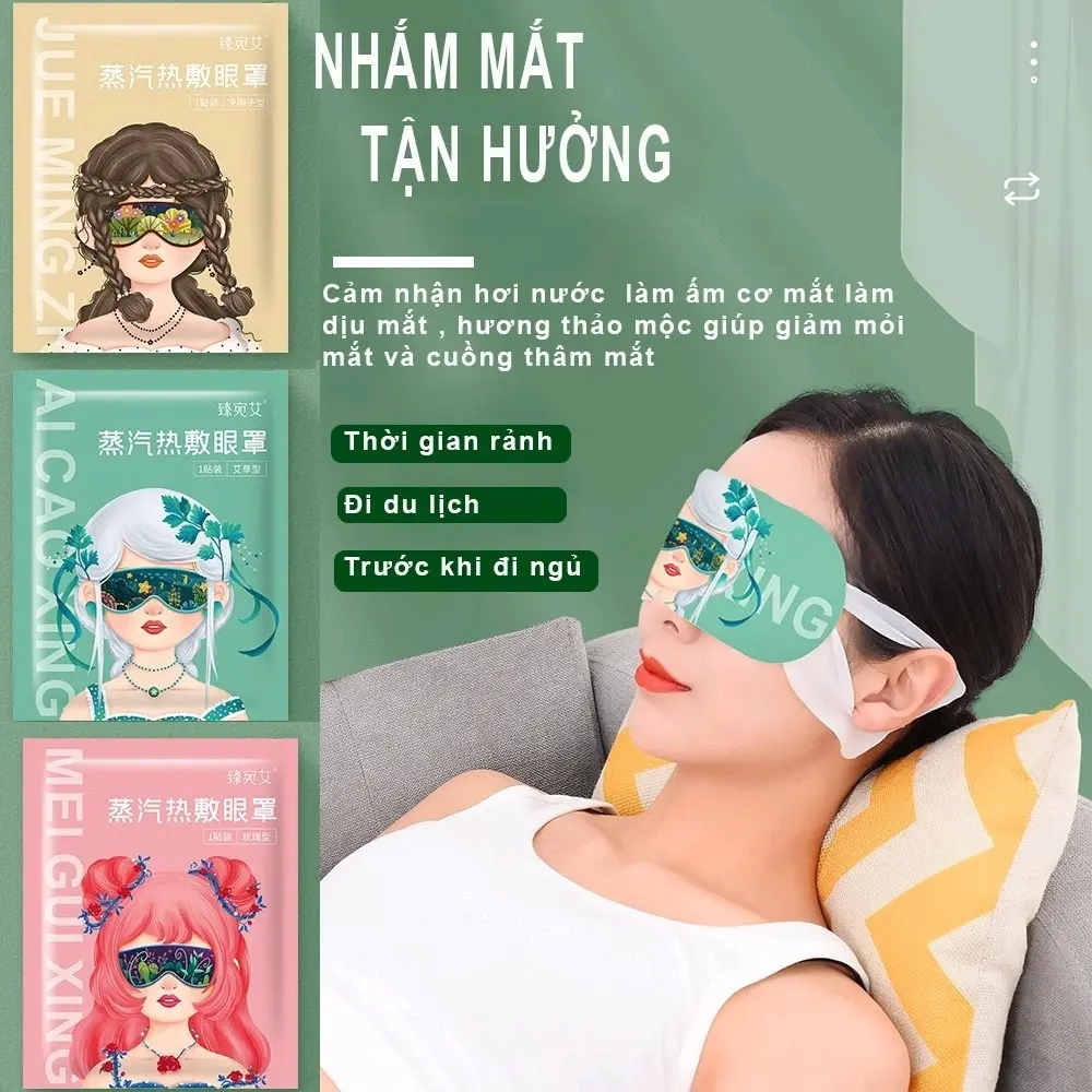 mặt nạ mắt giúp thư giãn giảm thâm quầng mắt