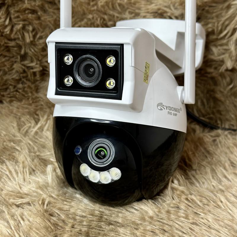Camera Ngoài Trời Wifi 2 Mắt YOOSEE G36 12Mpx Xoay 360 Độ- Đàm Thoại 2 Chiều Ban Đêm Có Màu báo động chống trộm