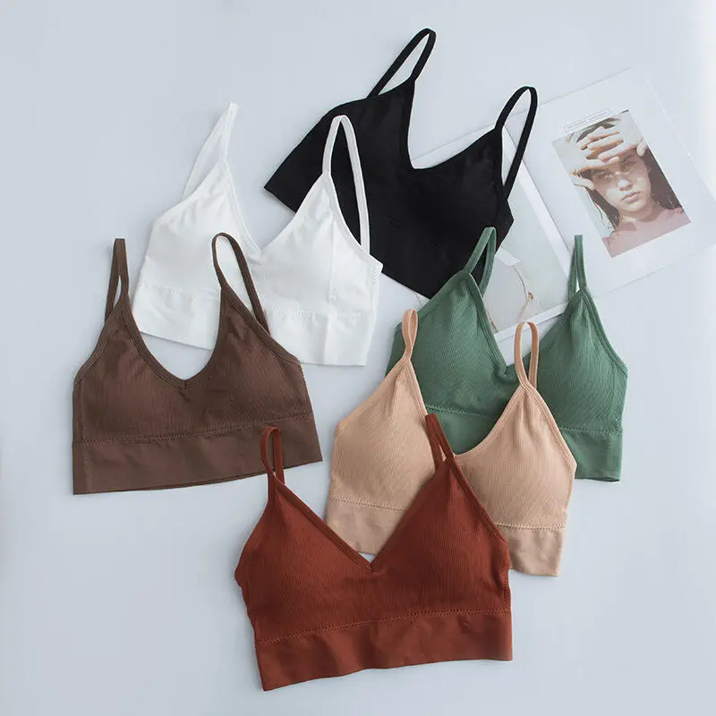 Comfortable Elastic Lightweight Breathable Non-compressive Sports Bra Seamless Women