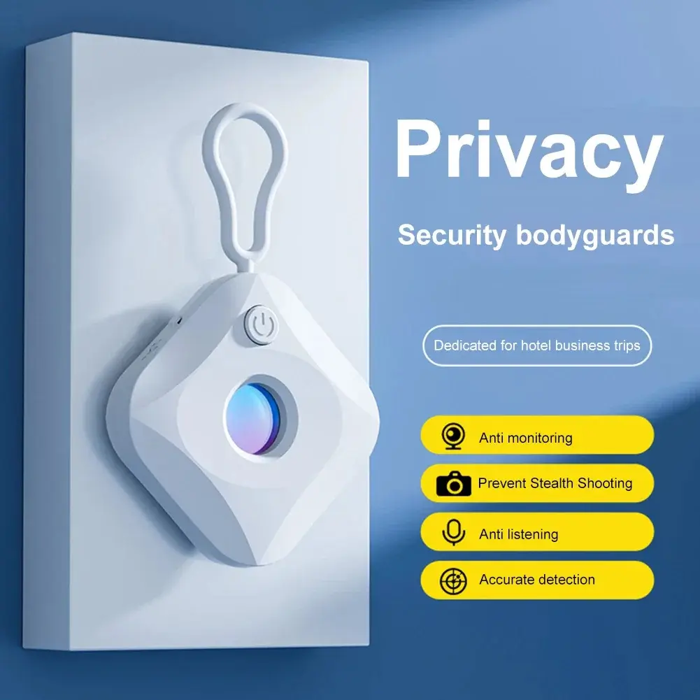 Anti Candid Camera Detector Portable Security Protection for Hotel Locker Room Public Bathroom Pinhole Hidden Lens Detect Gadget