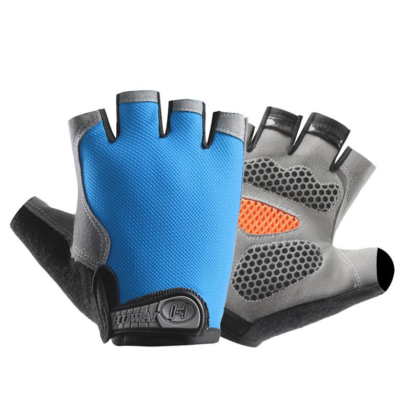Product Introduction of Găng tay Huwai silicon bọc nửa ngón sử dụng đi xe đạp, tập Gym  chống trượt / tập thể thao dành cho nam-nữ Bao Tay Cao Su Chống Trơn 3