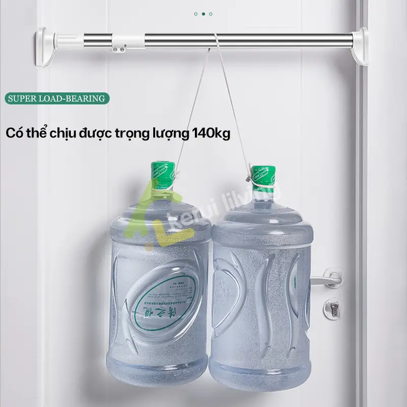 Thanh Treo Quần Áo Thông Minh, Đồ Gia Dụng Thiết Yếu, Chất Liệu Inox 304, Dễ Dàng Điều Chỉnh Kích Thước 5