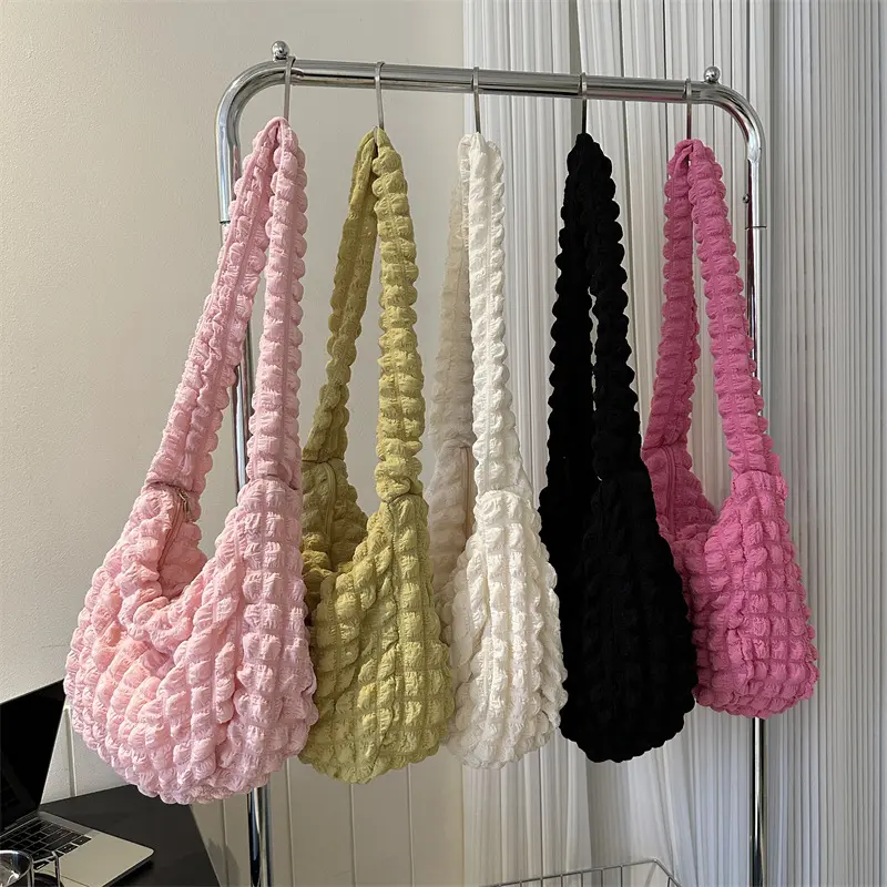 k009กระเป๋าสะพายข้างสําหรับผู้หญิง  สไตล์เกาหลี จุของได้เยอะ 5สี cloud bag