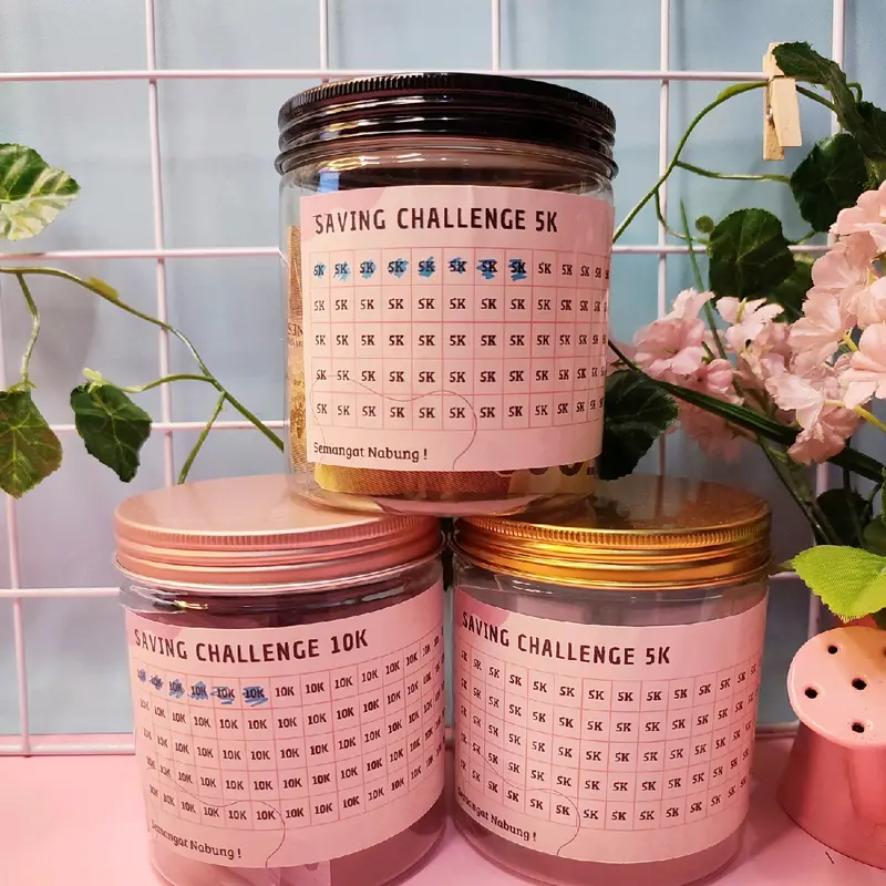 Celengan Target Saving Challenge Sinking Funds Tabungan Viral Budgeting Keuangan 0
