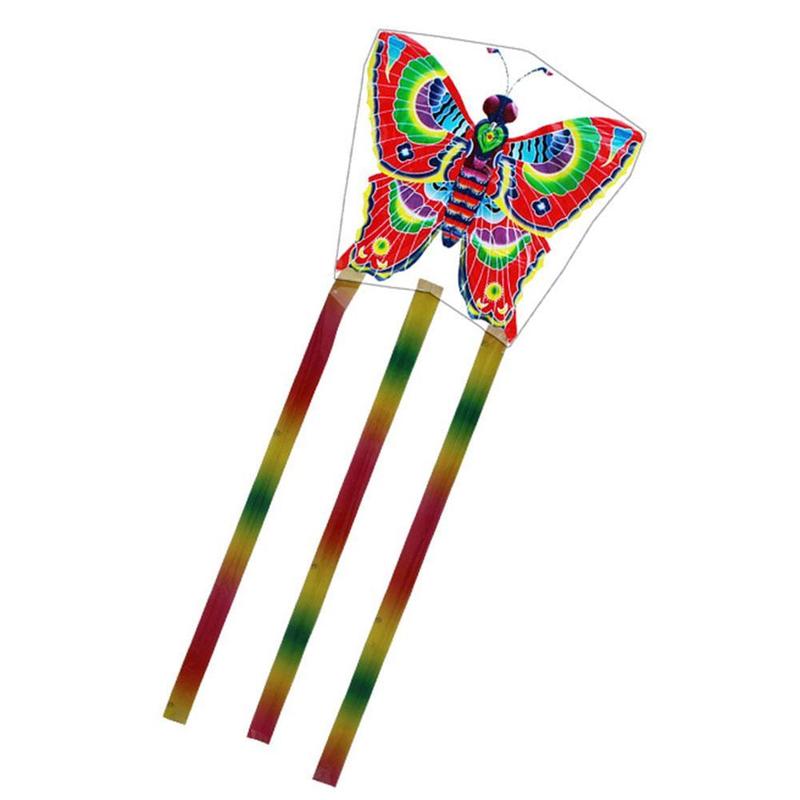 Product Introduction of Kite With Fishing Rod Dynamic Cartoon Butterfly Handheld Fishing Rod Kite With Handle Children Flying Kite Toy 11