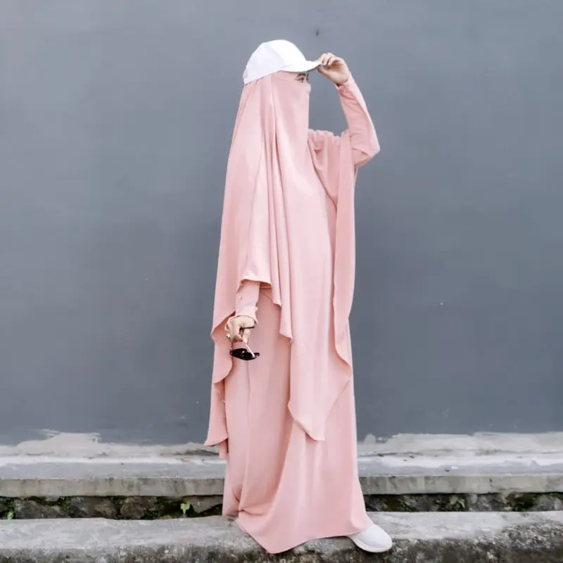 GAMIS Syari Abaya Muslim Wanita Inara Tanpa Khimar Model Turki Arab Dress Maxi Dewasa Crinkle Airflow Premium Jumbo Oversize Hitam Polos 8