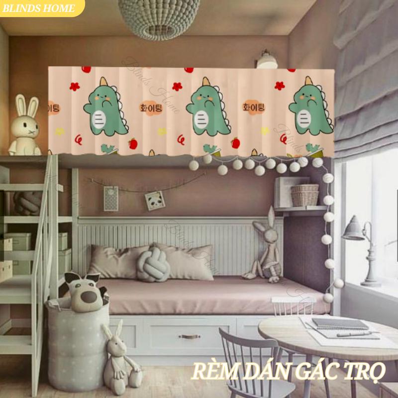 Rèm dán gác trọ, rèm che gác lửng, dán lan can phòng trọ BEV DECOR thiết kế tinh tế, đảm bảo riêng tư