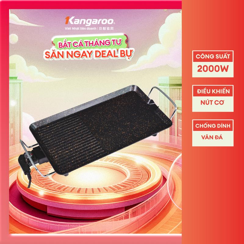 [ L ] [SẢN PHẨM HOT] Bếp nướng điện Kangaroo KG699G size 47x27cm.