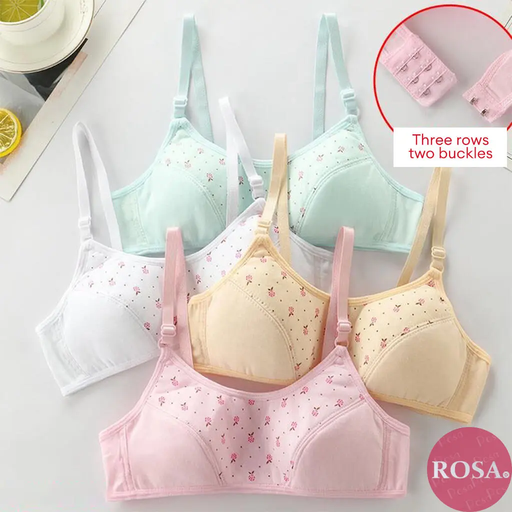 Rosa Kids Bra Student Bra For Girl Underwear Cotton Vest Female Bra For Teen A22