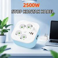 Gambar Balibyte Stop Kontak Kabel Roll 4 Lubang Box 4 Colokan + 2 USB + 1 Type-C Dengan Kabel Ekstensi 2 Meter Dapat Ditarik Dan Disimpan - Biru dari Balibyte Store Kota Administrasi Jakarta Pusat 1 Tokopedia