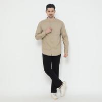 Gambar Platini Kemeja Pria Koko Shanghai Panjang Katun Oxford Beige 22069 - Beige, S dari Platini Official Store Kota Administrasi Jakarta Utara 4 Tokopedia