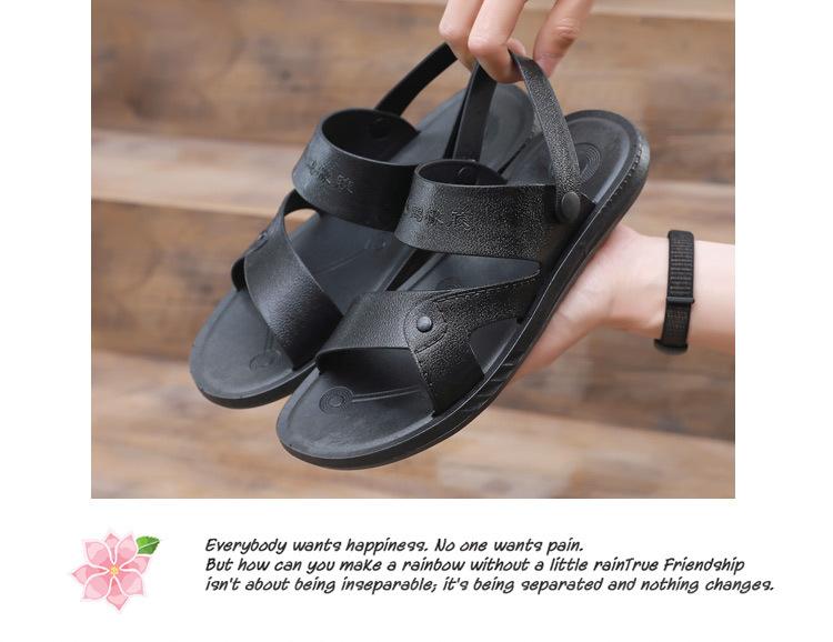 Product Introduction of Men's Summer Fashion Sandals for Outdoor Wear, Vietnamese Style, Dual-use for Driving, Flat Non-slip Wear-resistant Beach Shoes 10