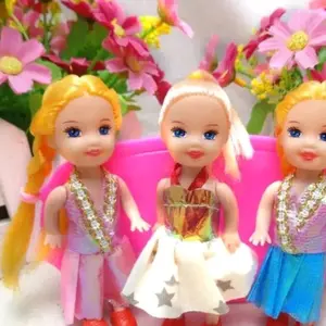 Berbi anak(Kelly isi 3pcs) Dolls Karet